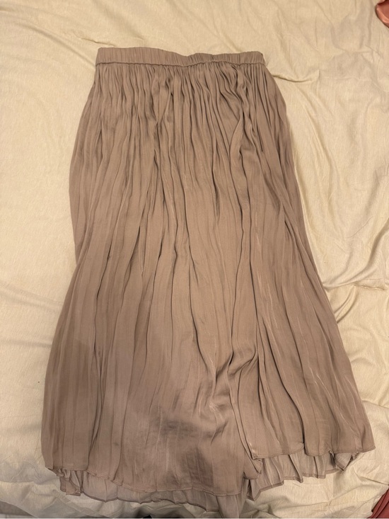 Philosophy Dresses & Skirts - Philosophy Pleated Midi Skirt in Taupe Brown